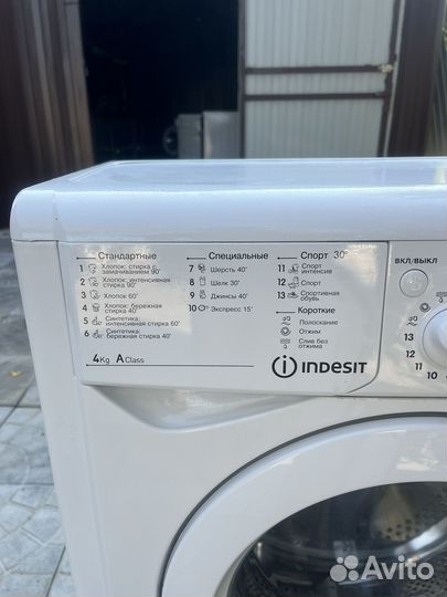 Стиральная машина indesit 4 кг узкая