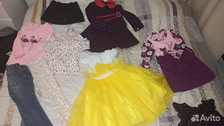 Пакет одежды для девочки 98-110