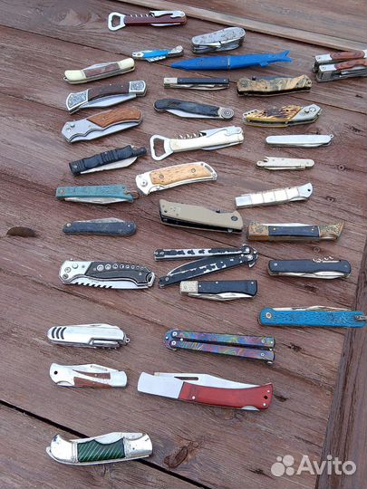 Ножи складные б/у