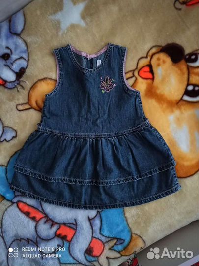 Сарафан джинсовый 98-104