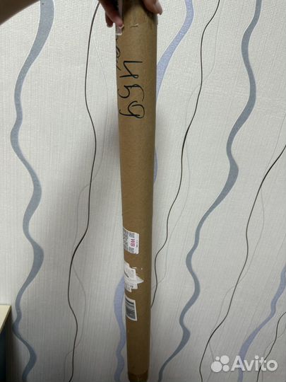 Карниз черный матовый для ванной