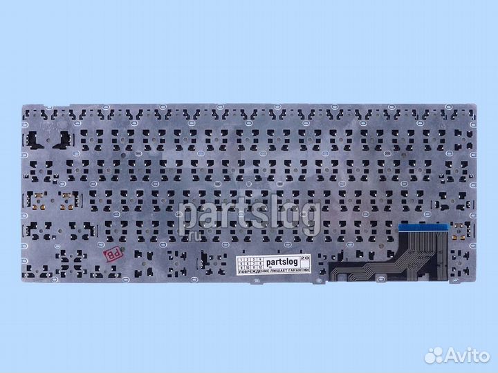 Клавиатура для Samsung NP915S3 Черная Без рамки