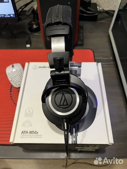 Наушники audio technica ath m50x