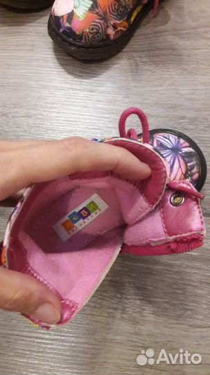 Ботинки для девочек двойни