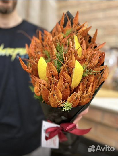 Букеты из раков / мужской букет