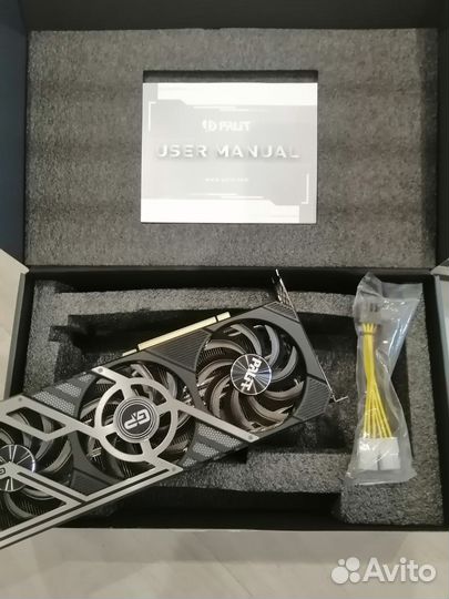 Видеокарта rtx 3070ti Palit Gamingpro