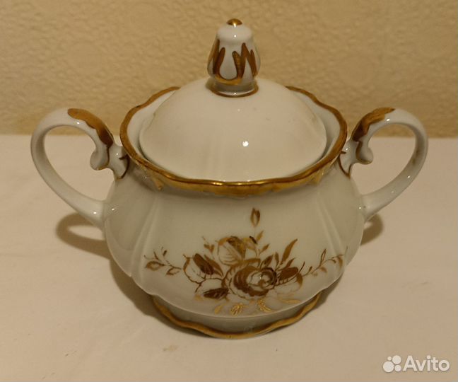 Сахарница. Reiсhenbaсh (Райхенбаx) fine chine GDR