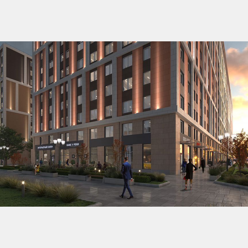 1-к. апартаменты, 42,5 м², 13/17 эт.
