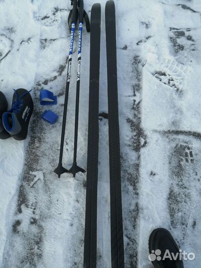 Лыжи детские с ботинками