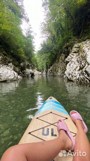 Рассвет, закат, каньон на сап досках (sup boards)