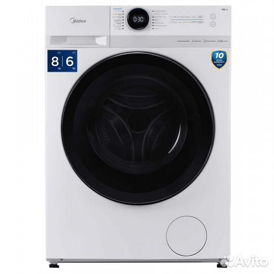 Стиральная машина с сушкой Midea MF200D80WBS/W-RU