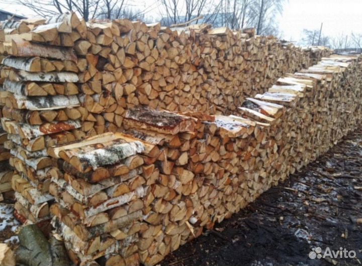 Дрова березовые колотые