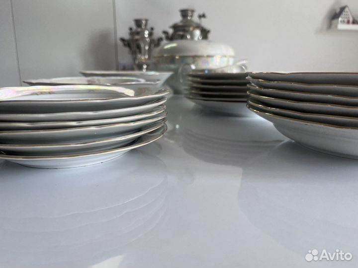 Столовый сервиз роза гдр