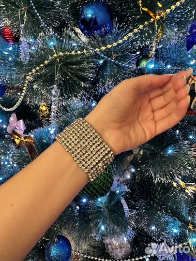 Браслет женский бижутерия стразы