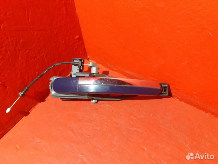 Ручка двери задняя правая Форд Фокус 2 хром 08