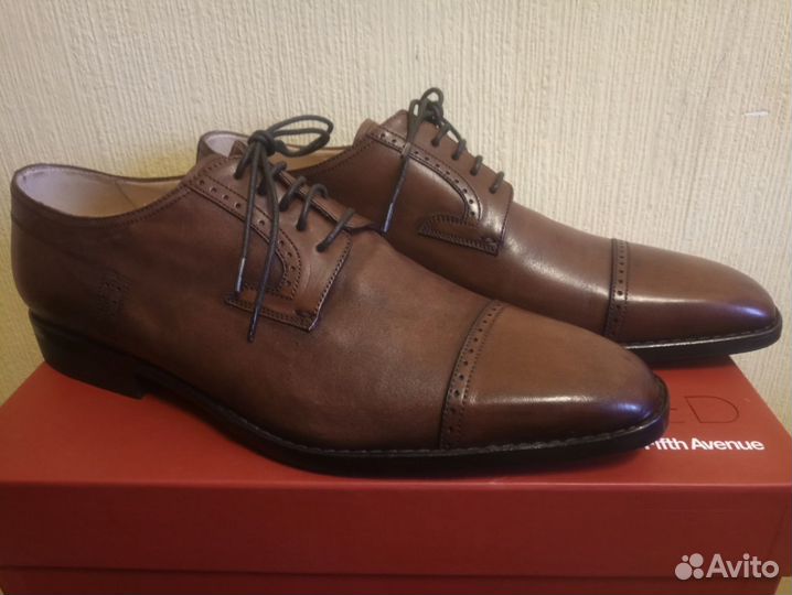 Туфли полуботинки Black (made in Italy) р.44/29см