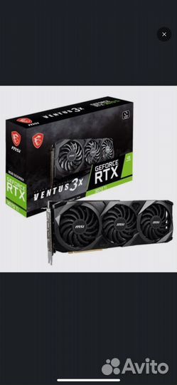 Видеокарта MSI GeForce RTX 3070 Ti ventus 3X OC