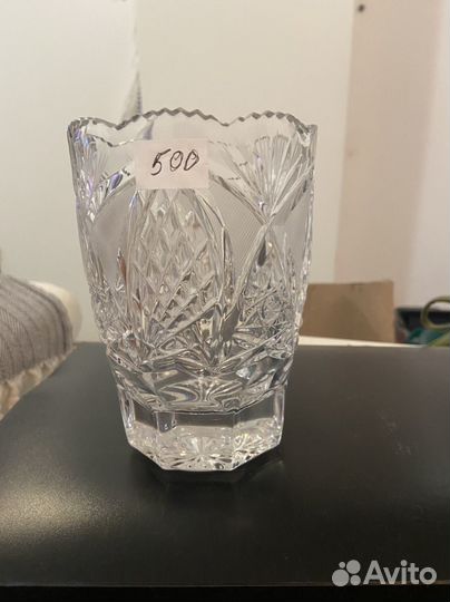 Хрустальная ваза