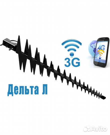Наруж. антенна для интернета 2G,3G,4G Дельта