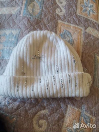 Шапка для девочки осень 6-8 лет