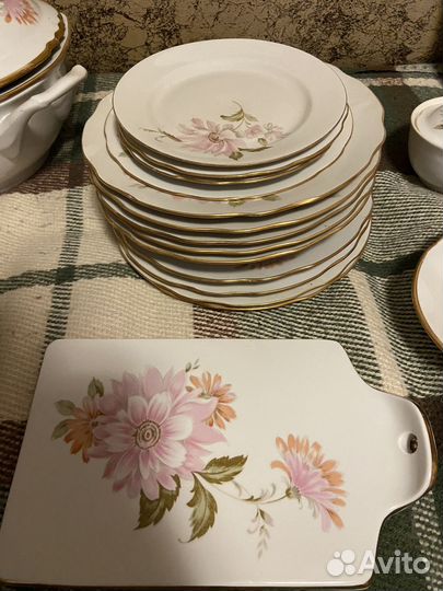 Столовый сервиз дулево хризантемы