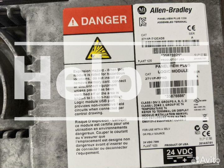 Модуль индикации Allen Bradley 2711P-RDT12C