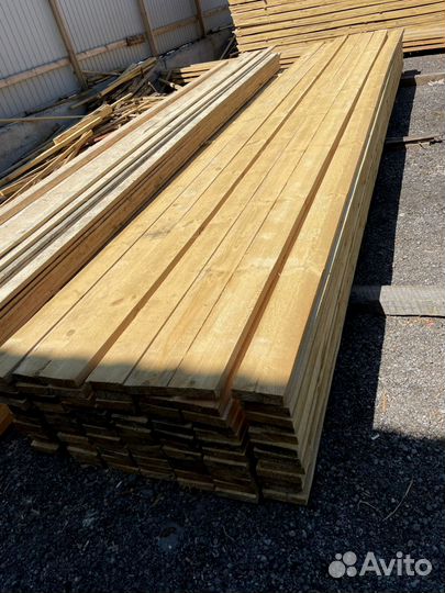 Доска обрезная 40х200х6000мм от производителя