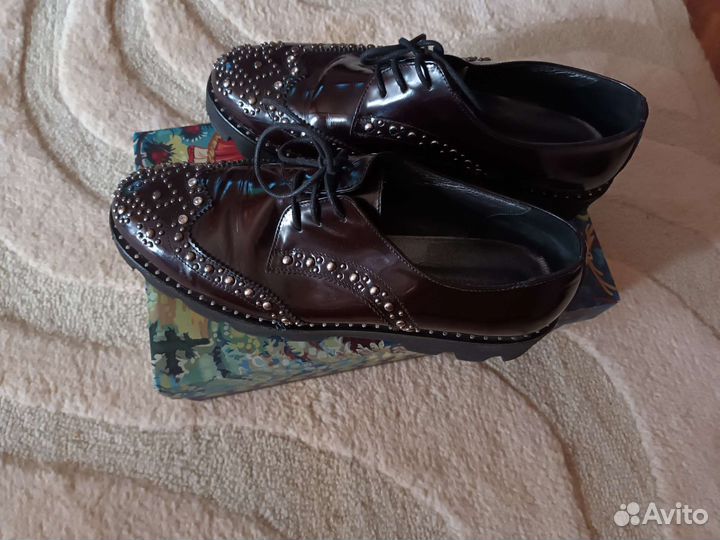 Лоферы натуральная кожа