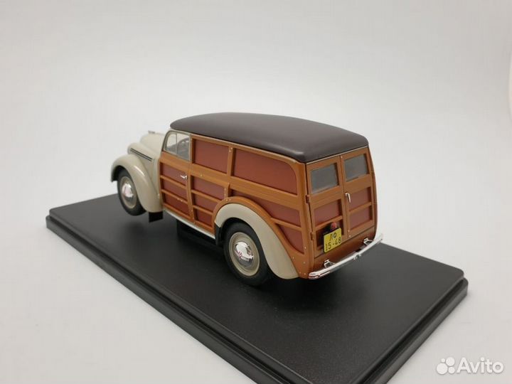 Выпуск №067 Москвич 400 422 бежевый с деревянным