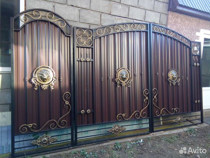 Кованые ворота и калитки