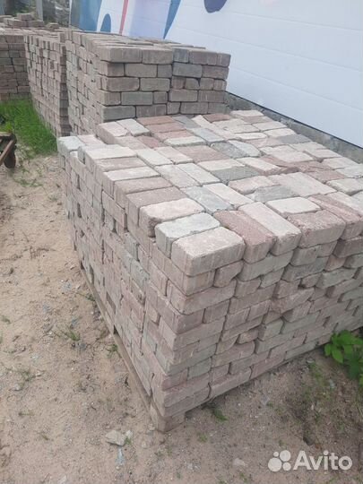 Брусчатка тротуарная плитка бу