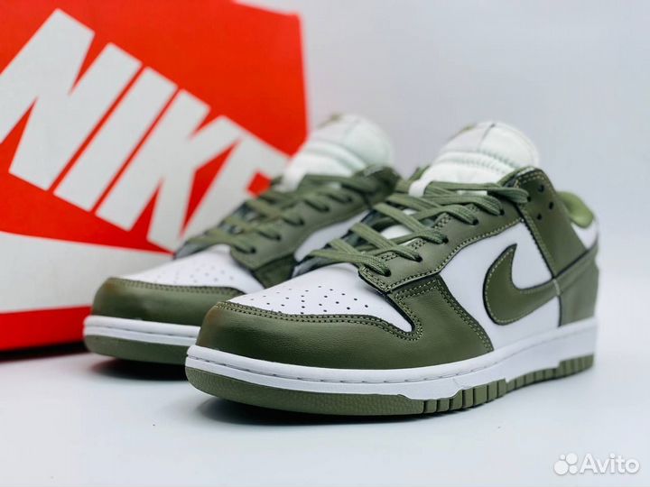 Кроссовки Nike Dunk Low Зеленые