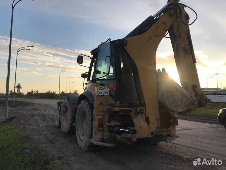 Экскаватор-погрузчик CAT 444E, 2008