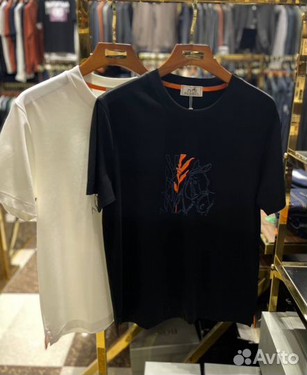 Футболка мужская hermes
