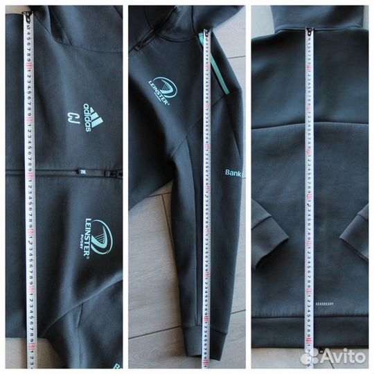 Регби х/б zip hoodie Leinster Rugby adidas ZNE L