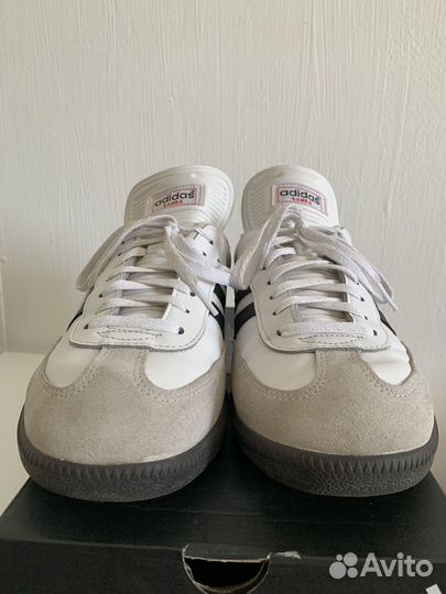 Adidas samba classic White uk 10 оригинал