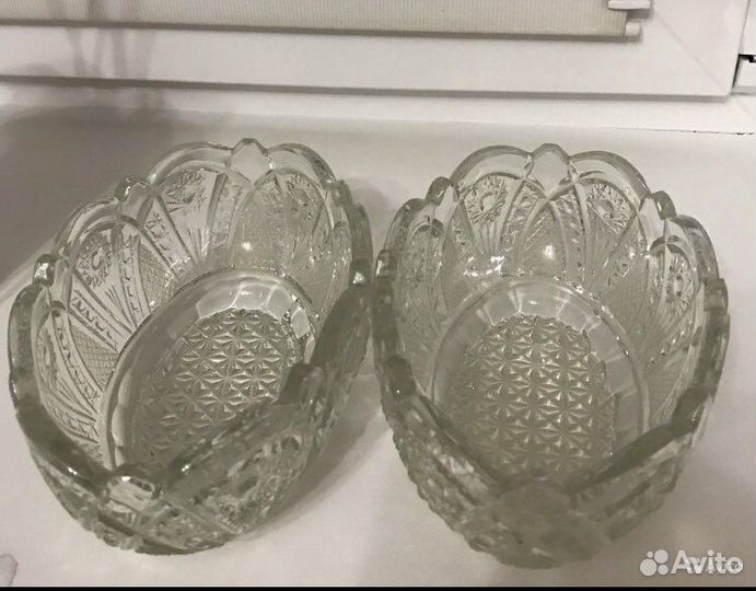 Конфетницы и салатницы (хрусталь)