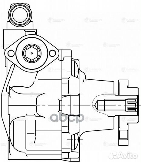 Насос гур для а/м Volkswagen Touareg (10) 3.0D