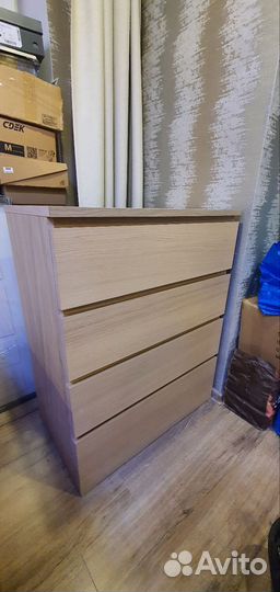 Комод IKEA мальм 4 ящика