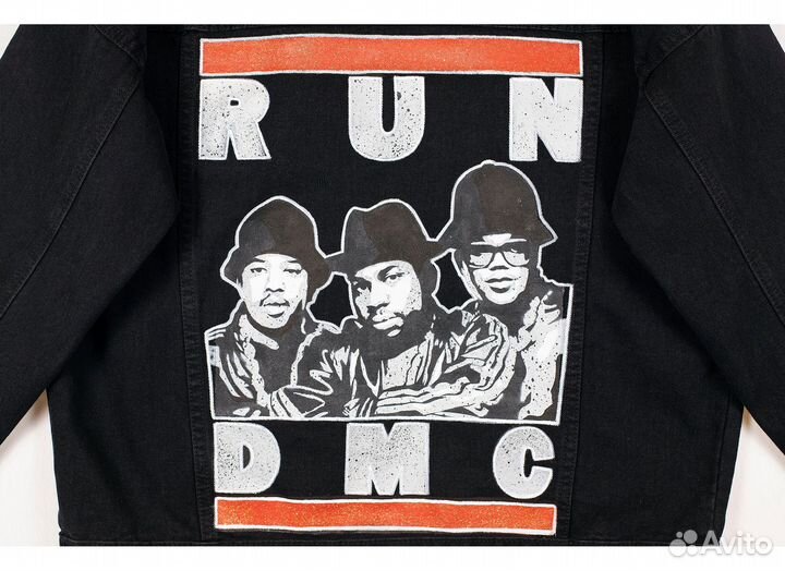 Джинсовая куртка run dmc