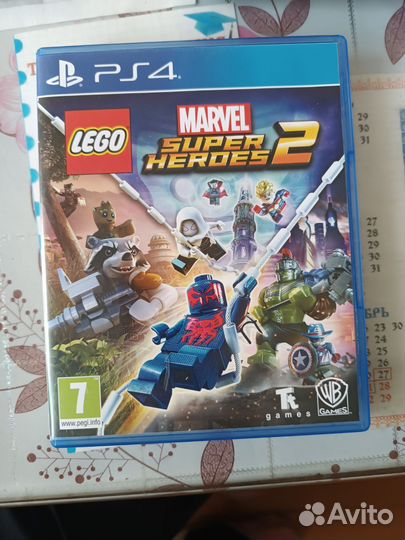 Новый диск Lego Marvel Super Heroes 2 PS4