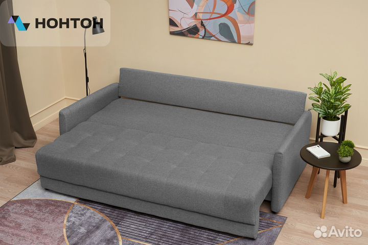 Диван еврокнижка Рон Loft серый