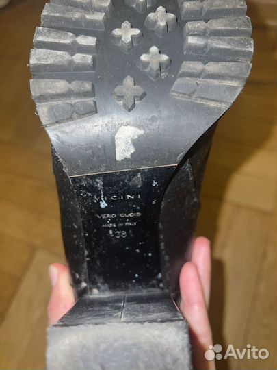 Сапоги женские натуральная кожа зимние vicini