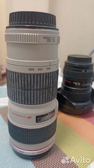 Объектив canon 70 200 L 1:4 USM