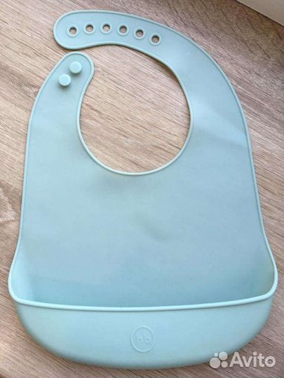 Силиконовый нагрудник Happy baby