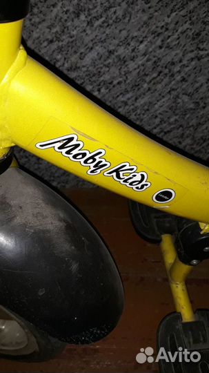 Велосипед трех колесный moby kids