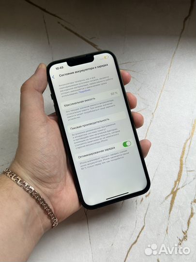 iPhone 13 256gb Sim+eSim 93% Акб