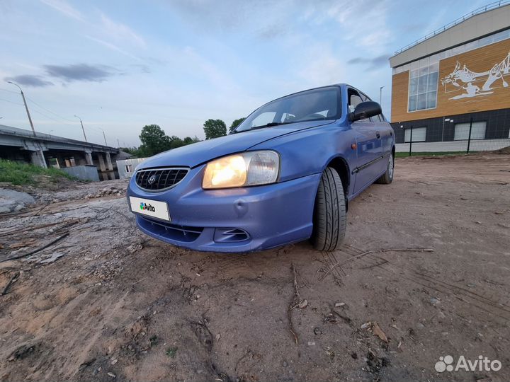 Hyundai Accent 1.5 МТ, 2004, 334 000 км