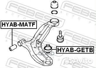 Сайлентблок hyab-getb hyab-getb Febest