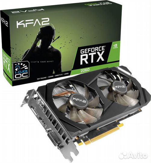 Видеокарта GeForce RTX 2060 1-Click OC 6GB KFA2